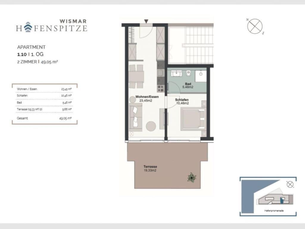 Hafenspitze App 10 Apartment Wismar Exterior photo